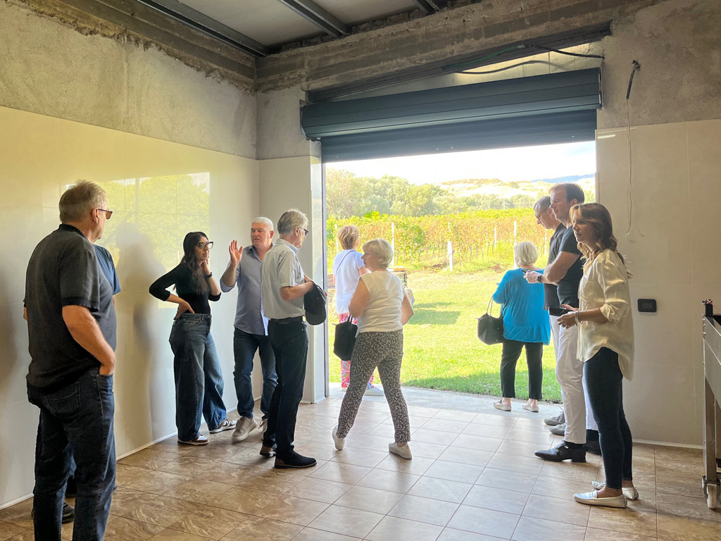 visita alle cantine del greco di bianco